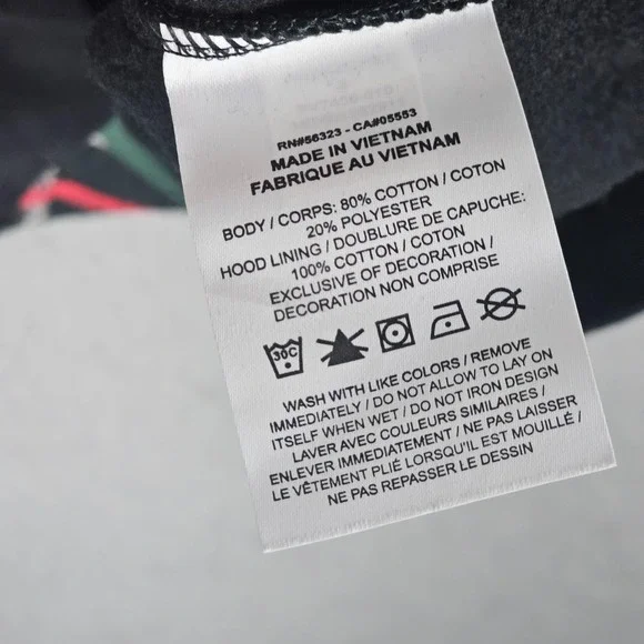 FV7458 Nike Air Jordan Essentials Men's Fleece Pullover Hoodie Plaid Size Small - Picture 7 of 9